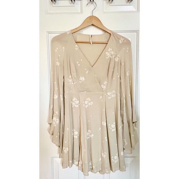 Free People Jasmine Embroidered Mini Dress in Cream 🤍 - Picture 3 of 7